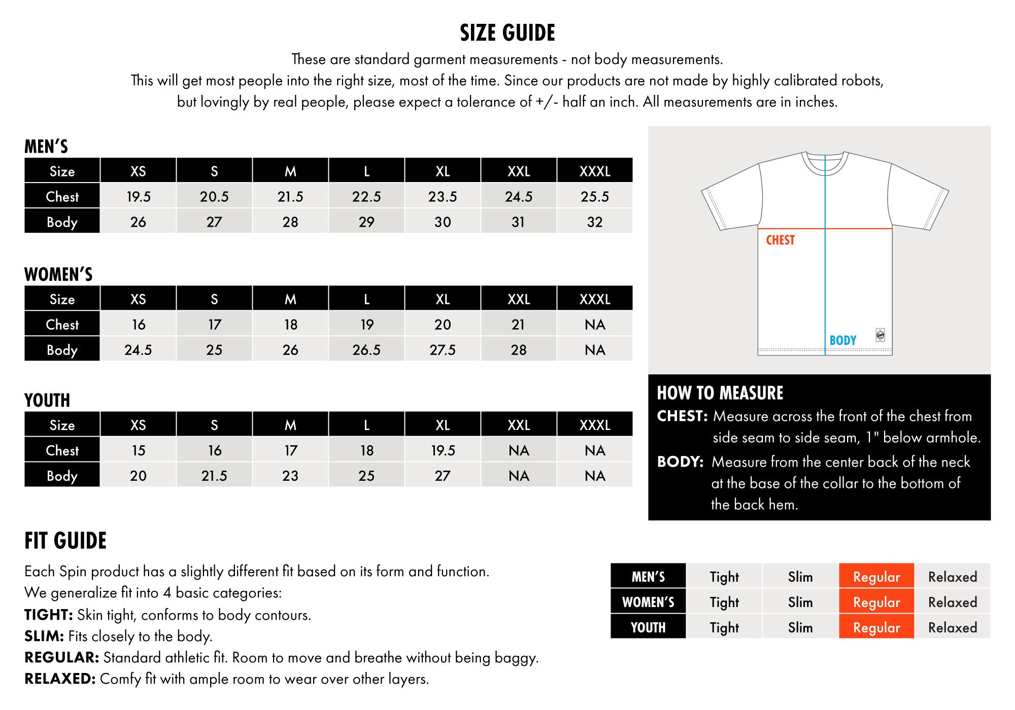 size guide