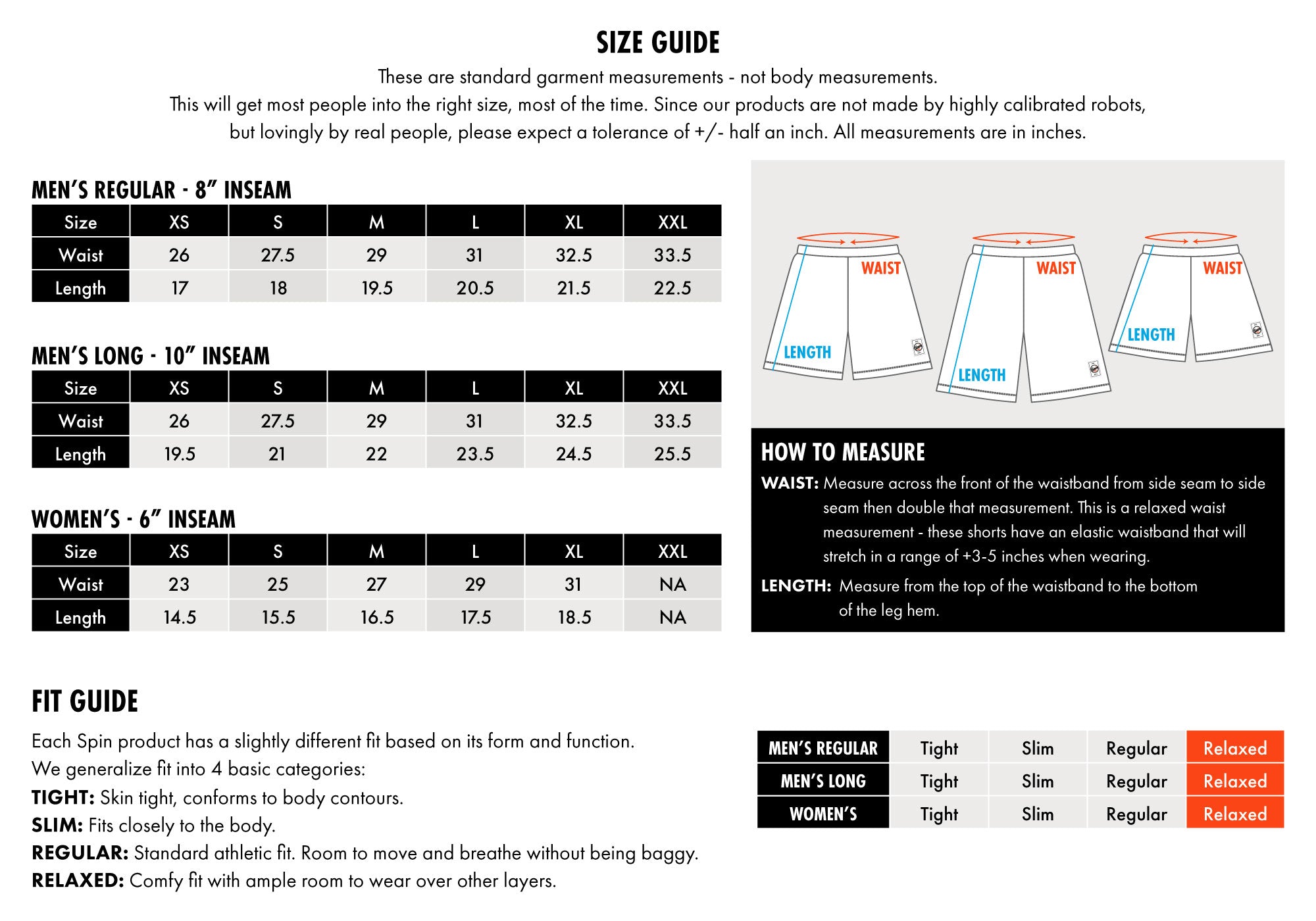 size guide