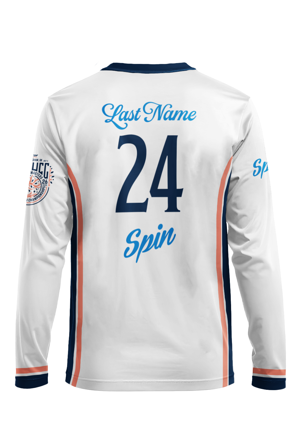 Shrimp & Grits Long Sleeve Jersey (White)