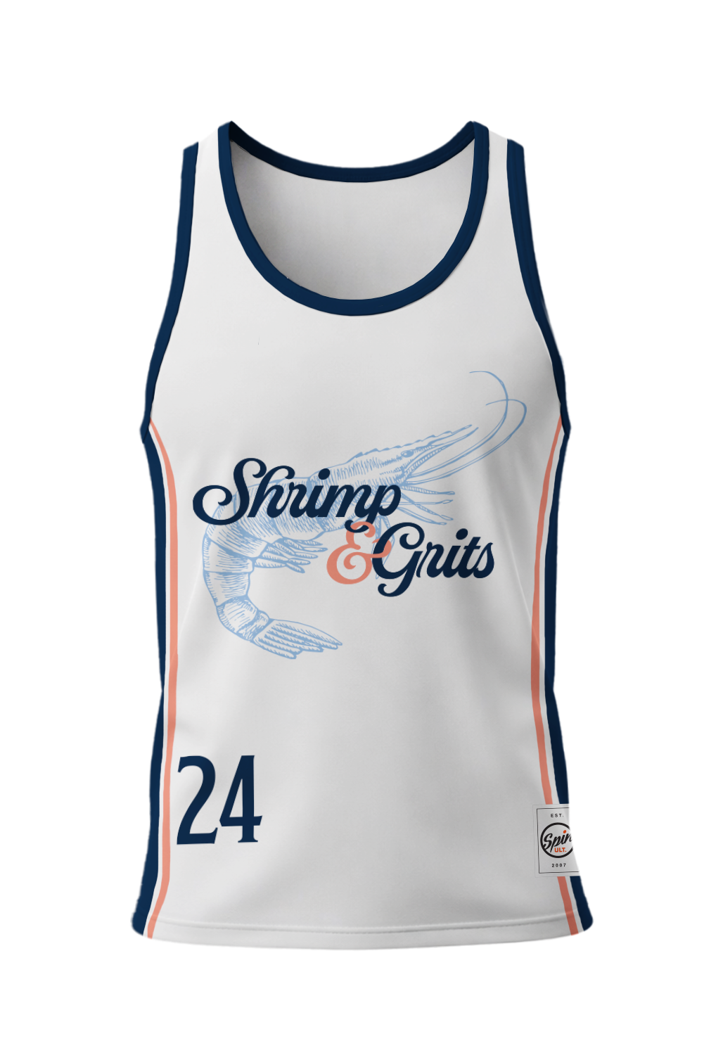 Shrimp & Grits Tank (White)