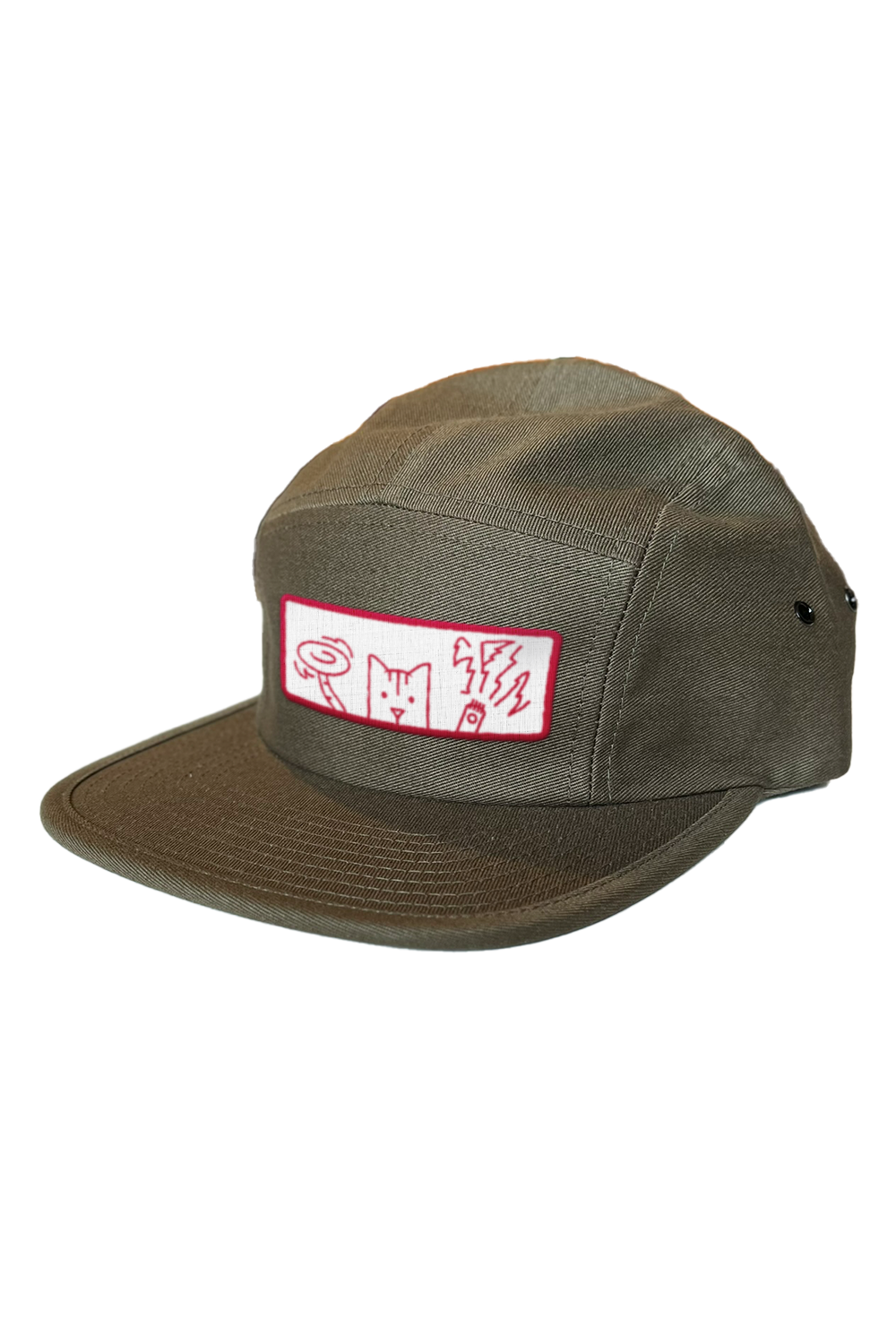 Molly the Cat 5 Panel Hat