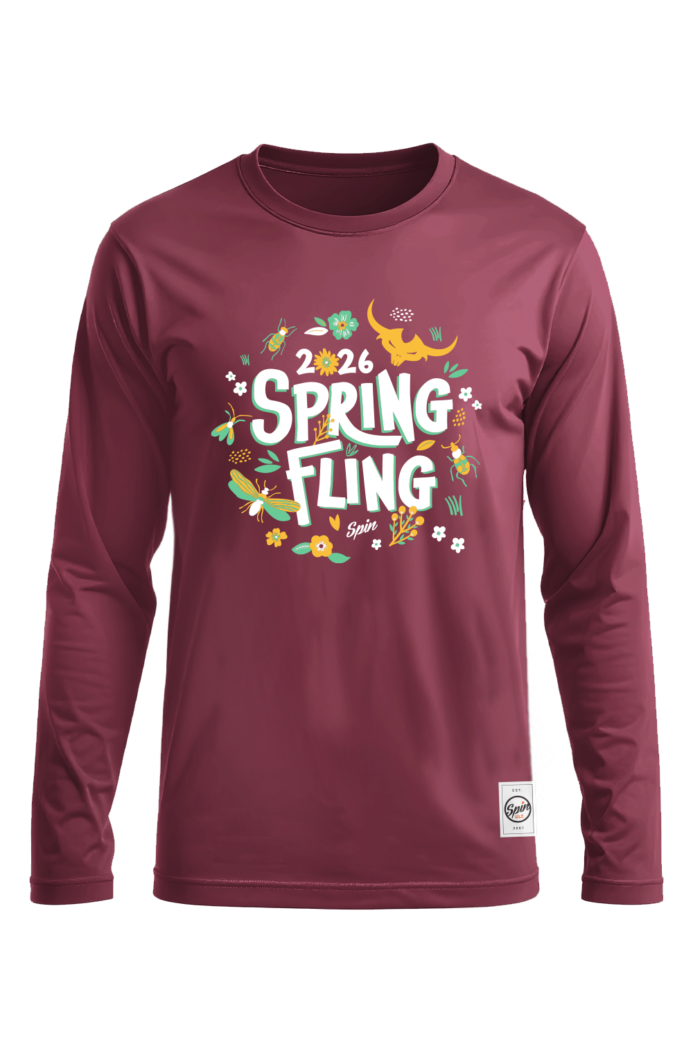 Spring Fling 2026 Long Sleeve Jersey (Maroon)