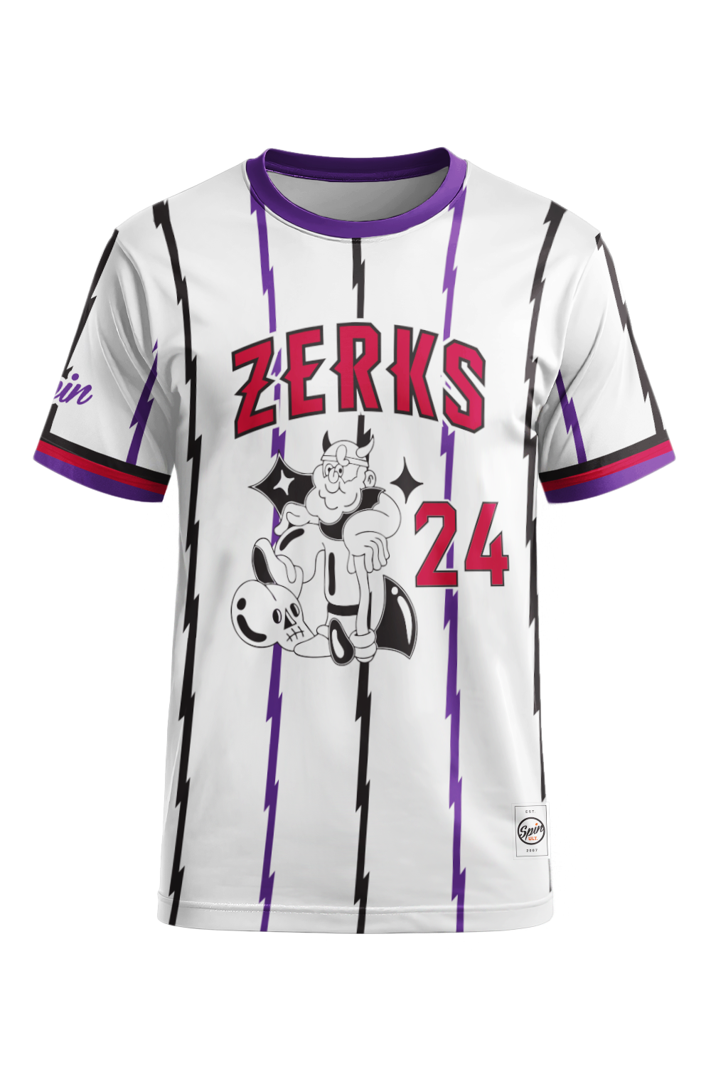 Berzerkers Short Sleeve Jersey (White)