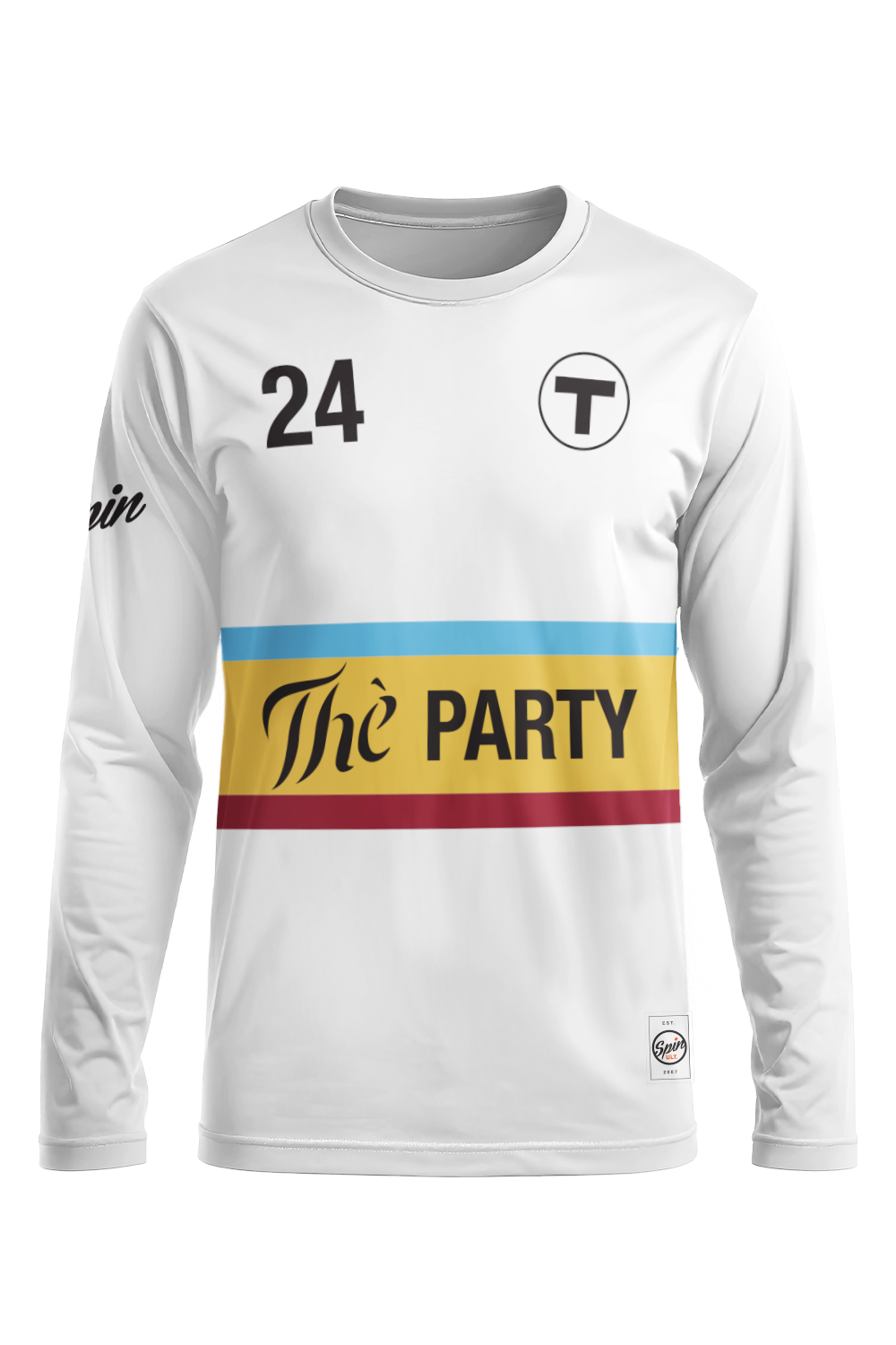 T Party Long Sleeve Jersey (White)