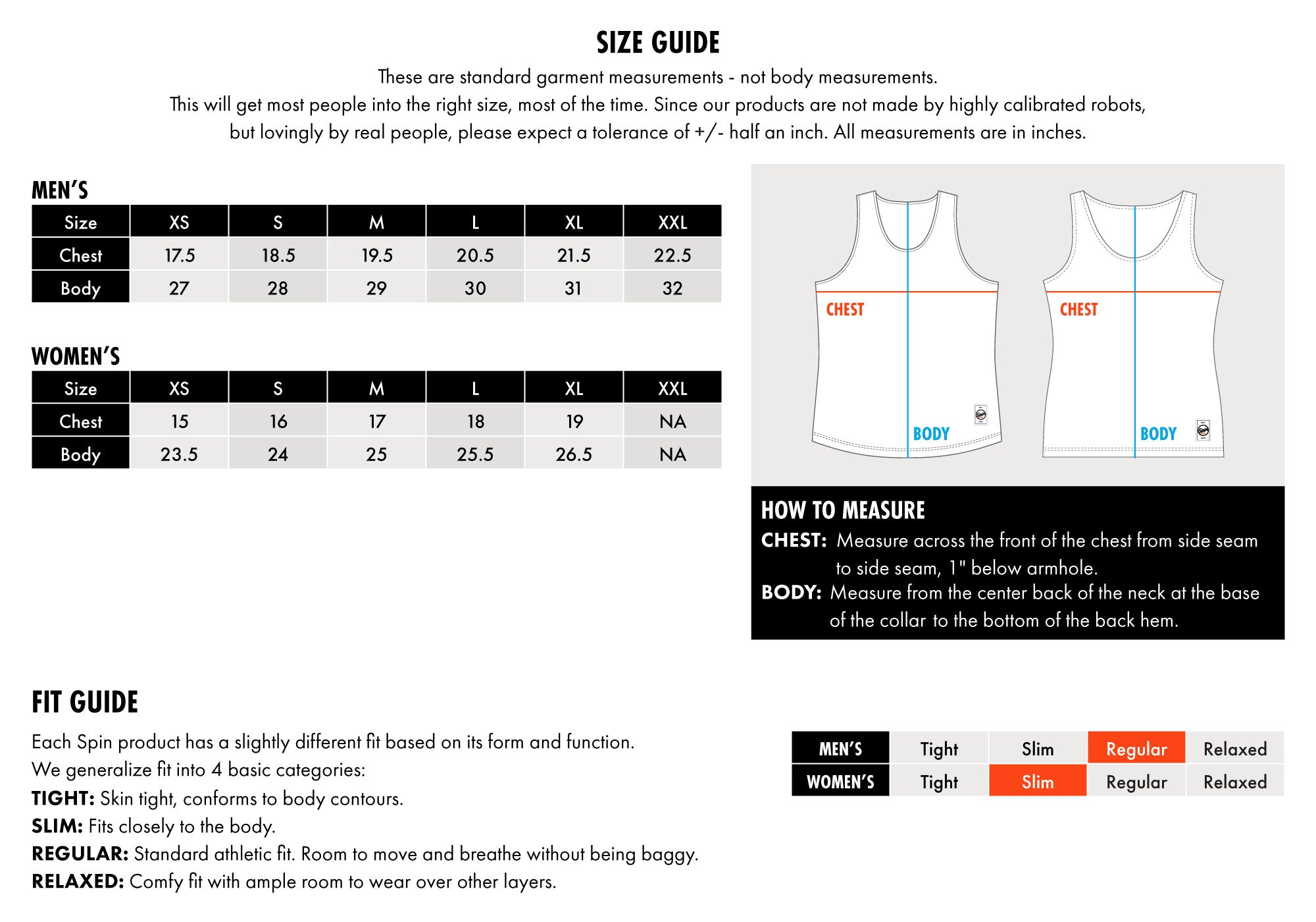 size guide