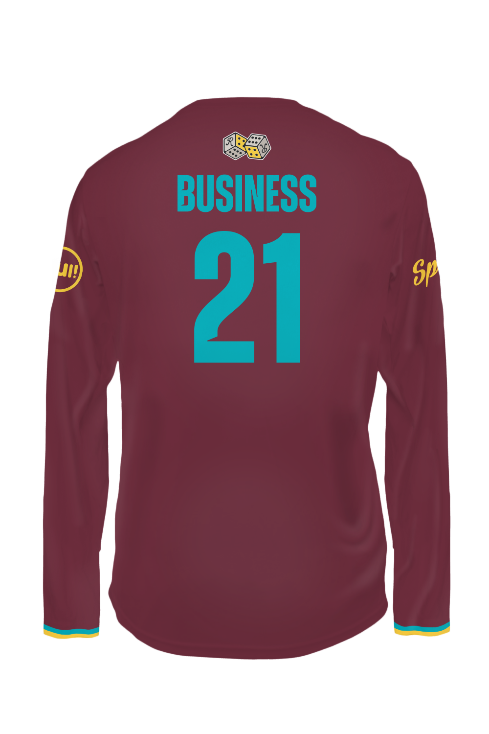 Risky Business Long Sleeve Jersey (Maroon)
