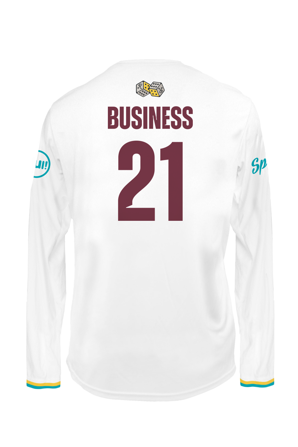 Risky Business Long Sleeve Jersey (White)