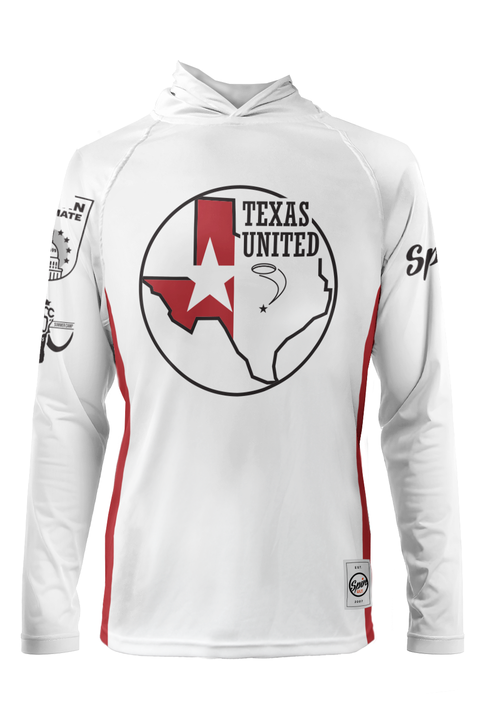 Texas United Universal Hoodie (White)