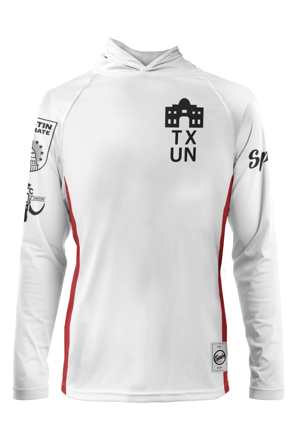 Texas United Universal Hoodie (White)