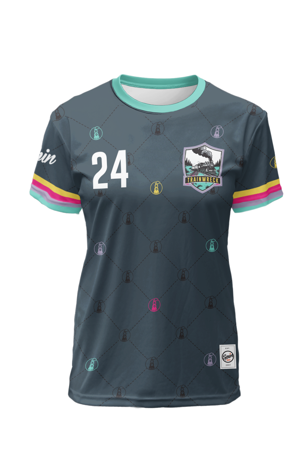 Trainwreck Short Sleeve Jersey (Charcoal)