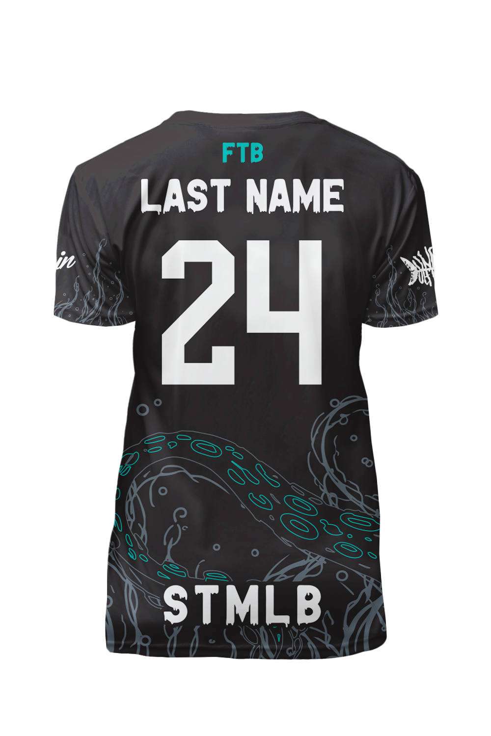 Seaweed Short Sleeve Jersey (Black)