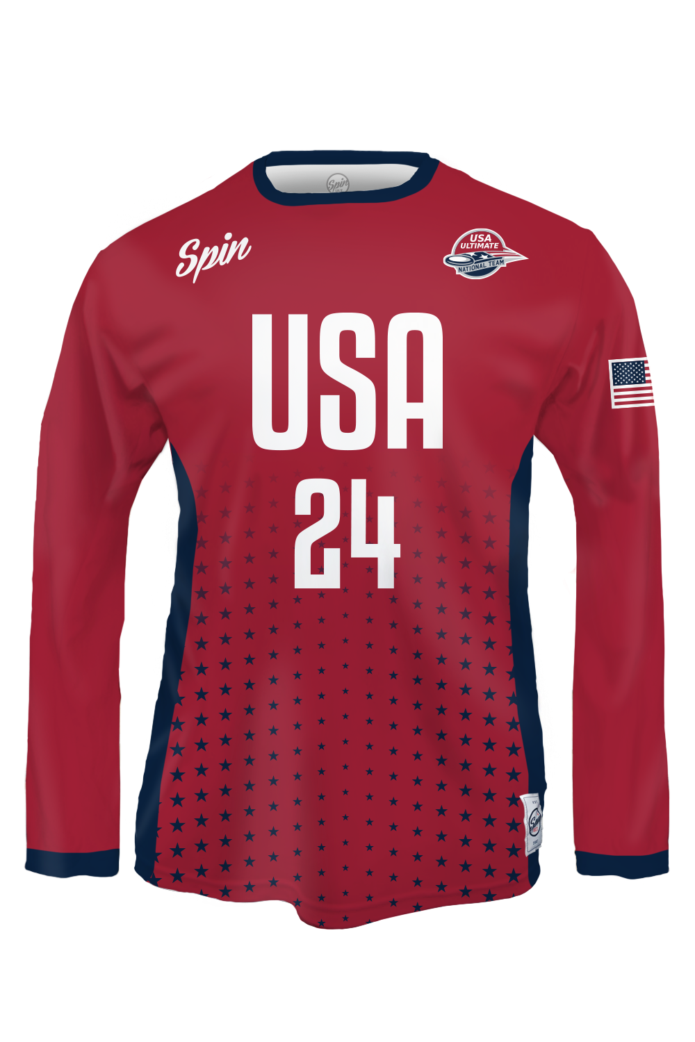 USNT LS Jersey - Red (Player)