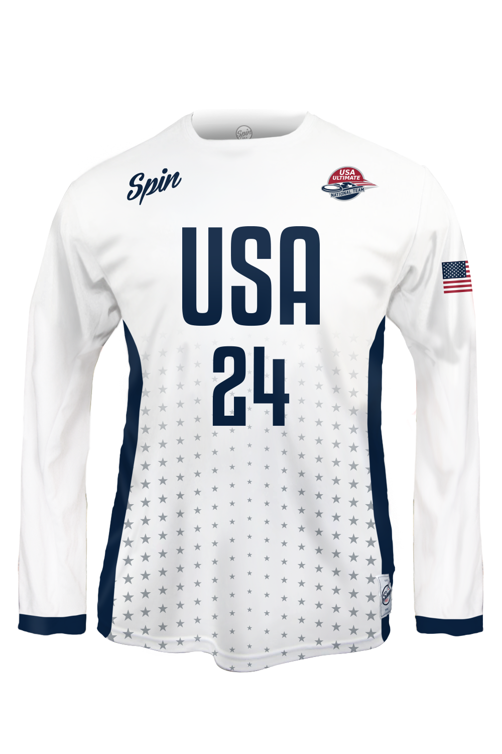 USNT LS Jersey - White (Player)