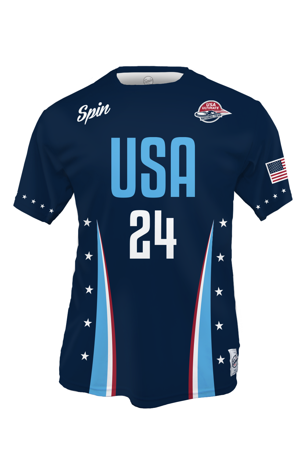 USNT SS Jersey - Navy (Player)