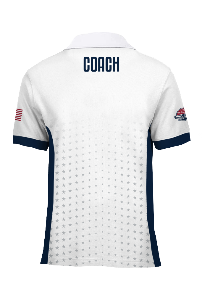 USNT Staff & Coach Polo - White (Staff)