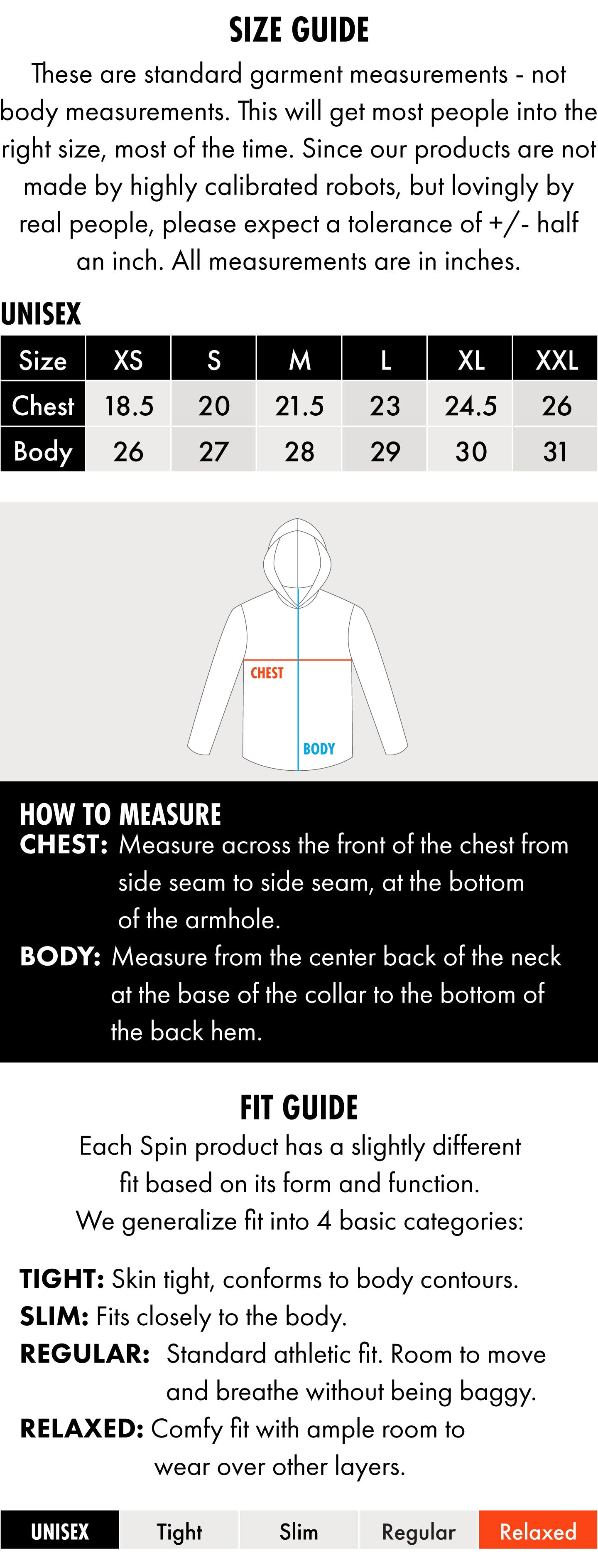 size guide