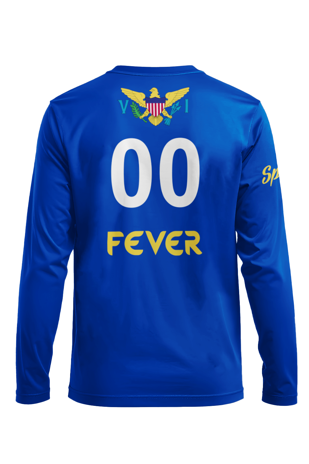 Virgin Islands Fever Long Sleeve Jersey (Blue)