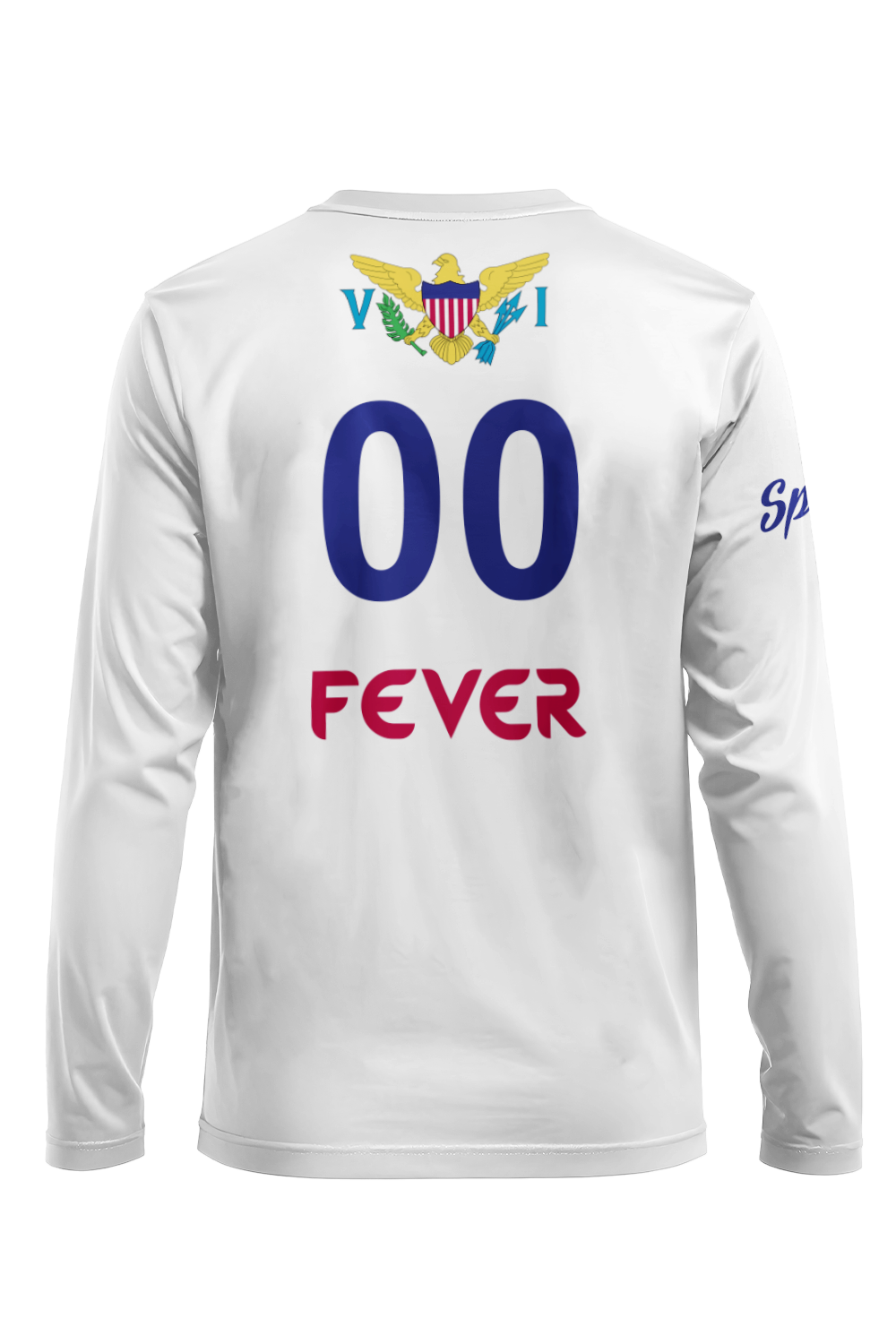 Virgin Islands Fever Long Sleeve Jersey (White)