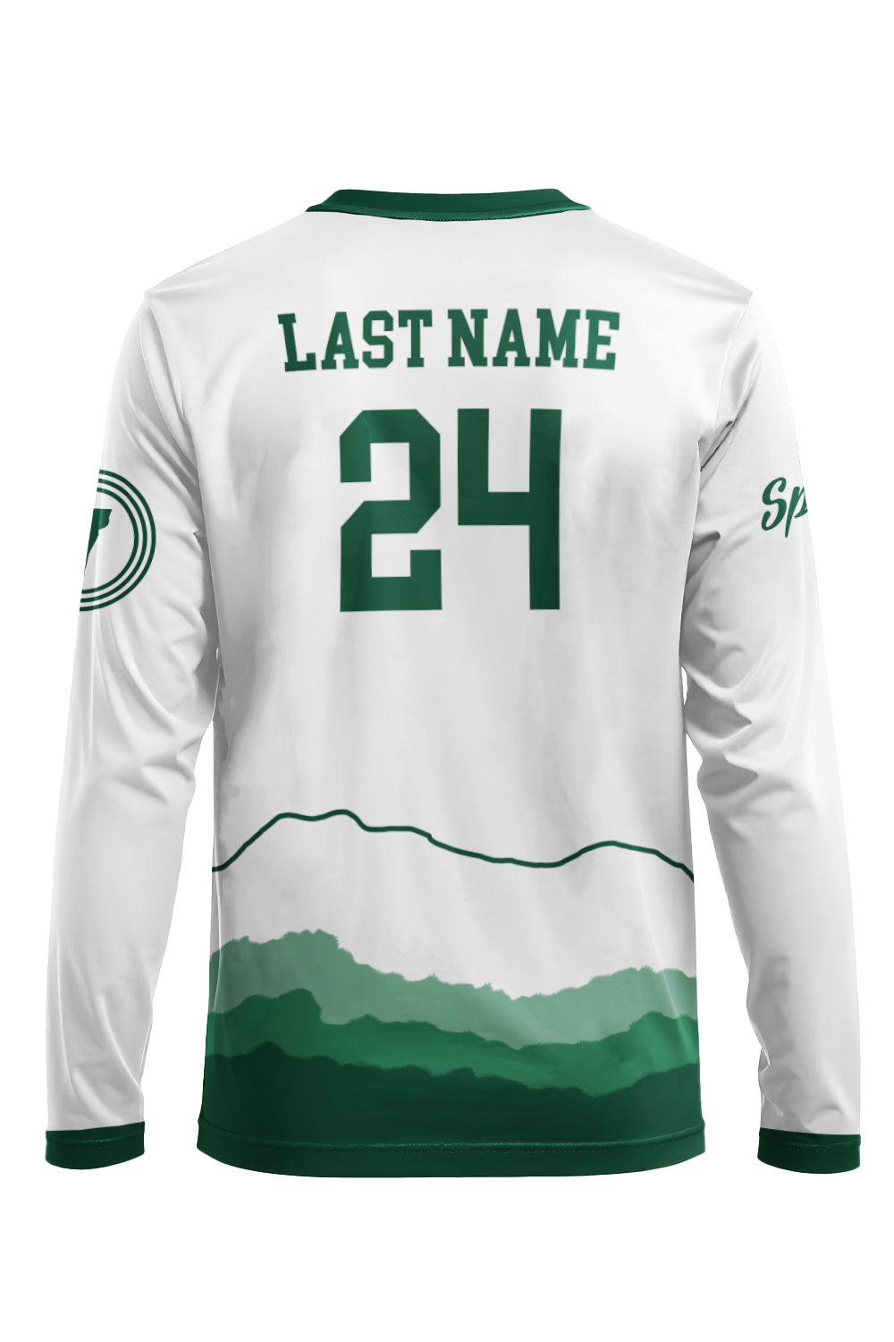 Vermont Ultimate Club Long Sleeve Jersey (White) - Fan
