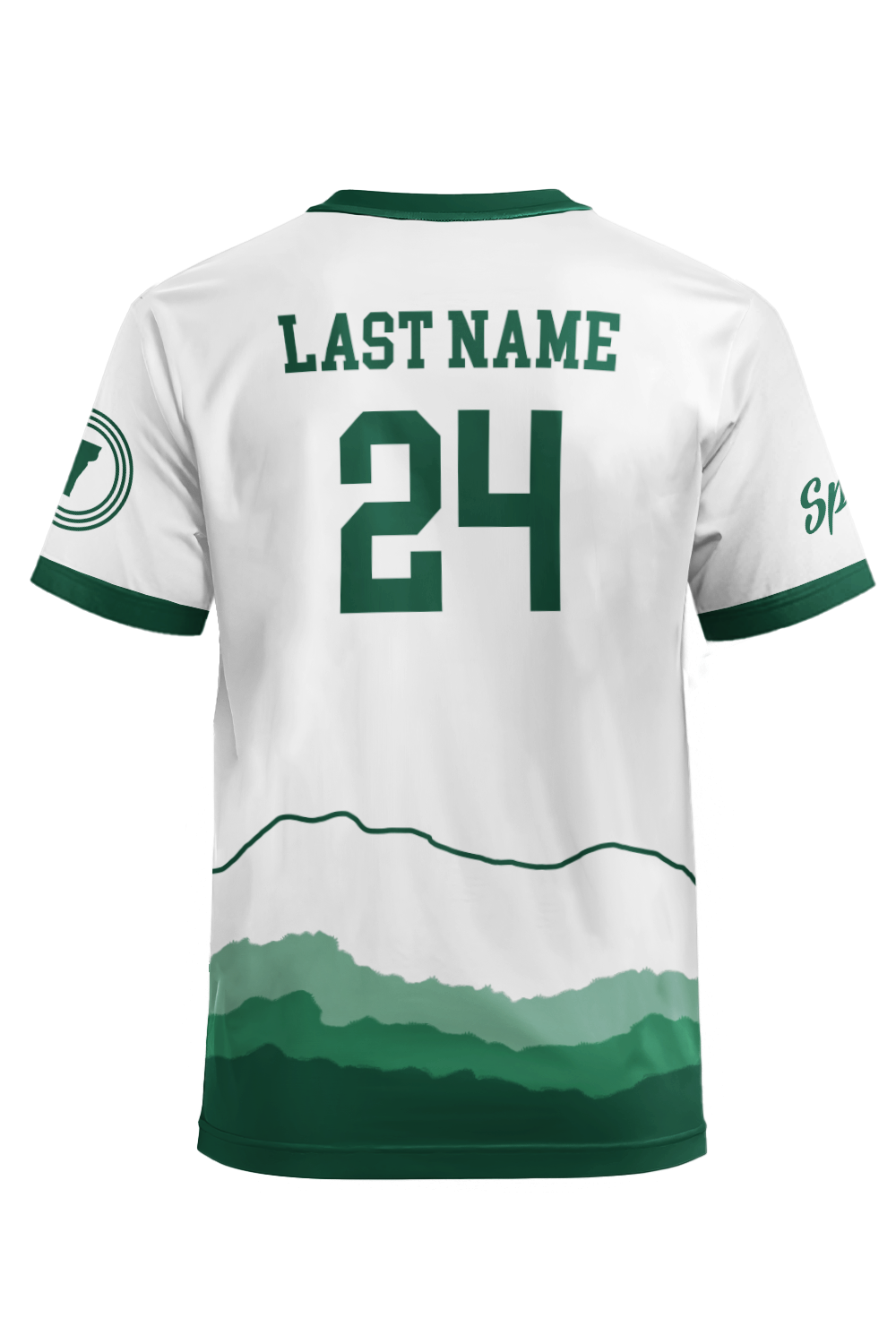Vermont Ultimate Club Short Sleeve Jersey (White) - Fan
