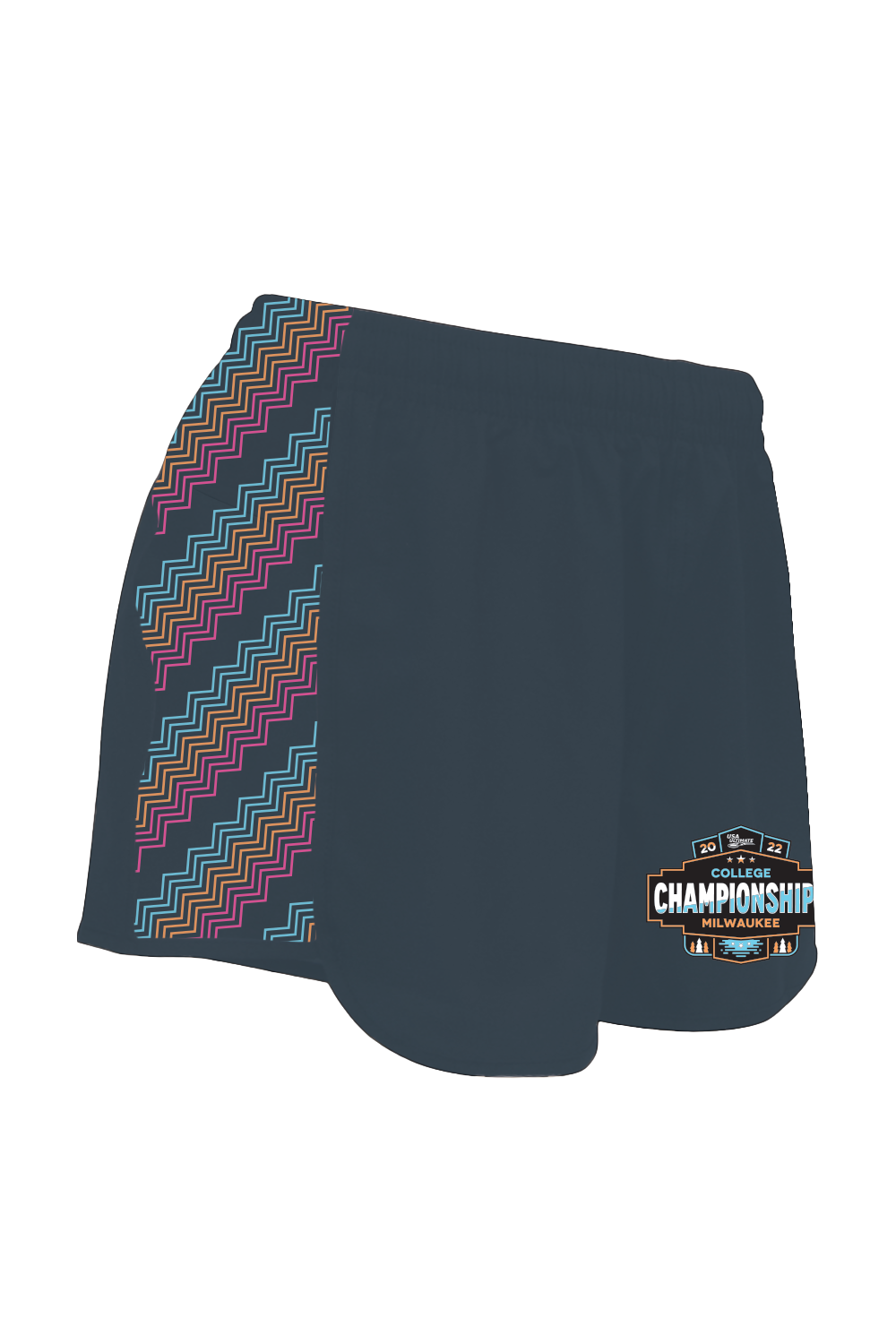 College 2022 Chevron Racer Shorts