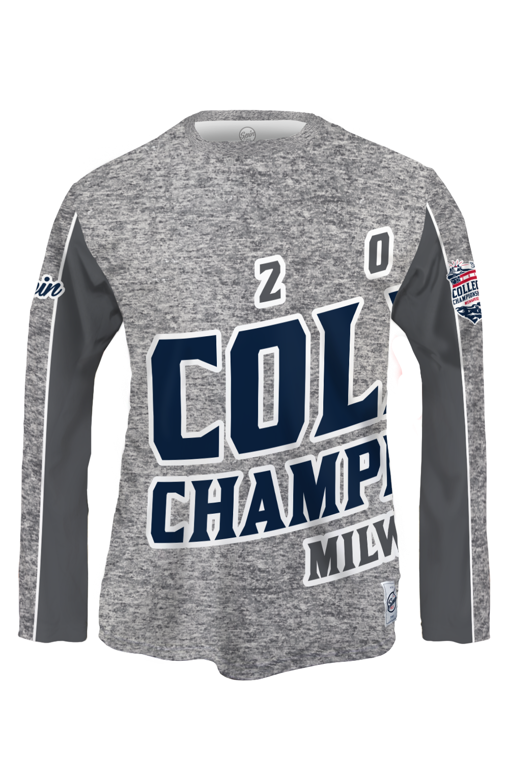 College Championships 2018 Grey Long Sleeve Jersey