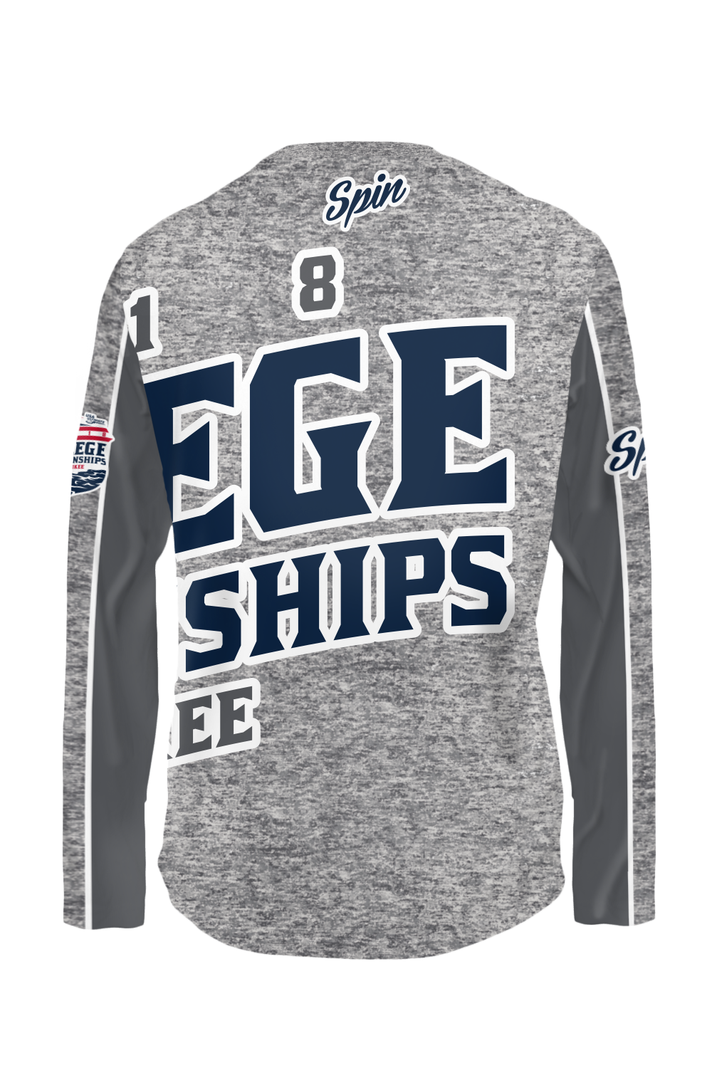 College Championships 2018 Grey Long Sleeve Jersey