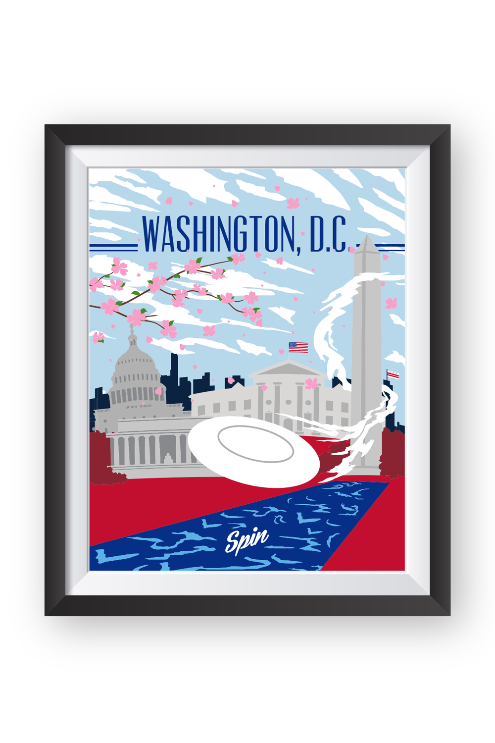 Washington D.C. Art Print Spin Ultimate