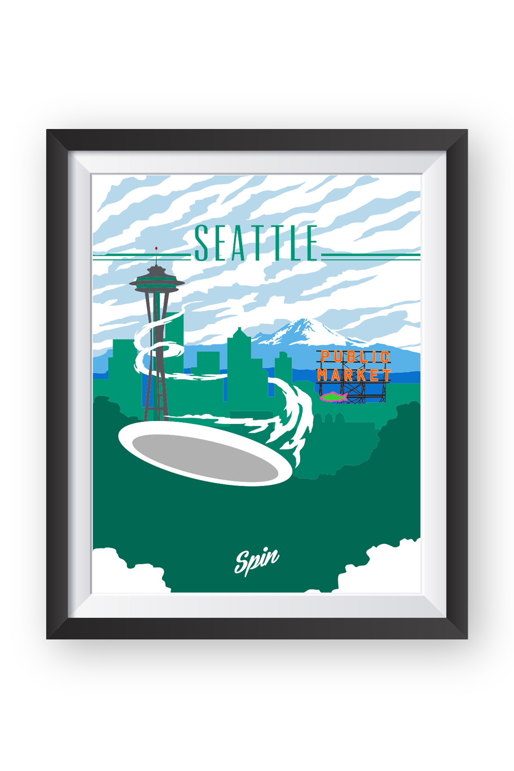 Seattle Art Print