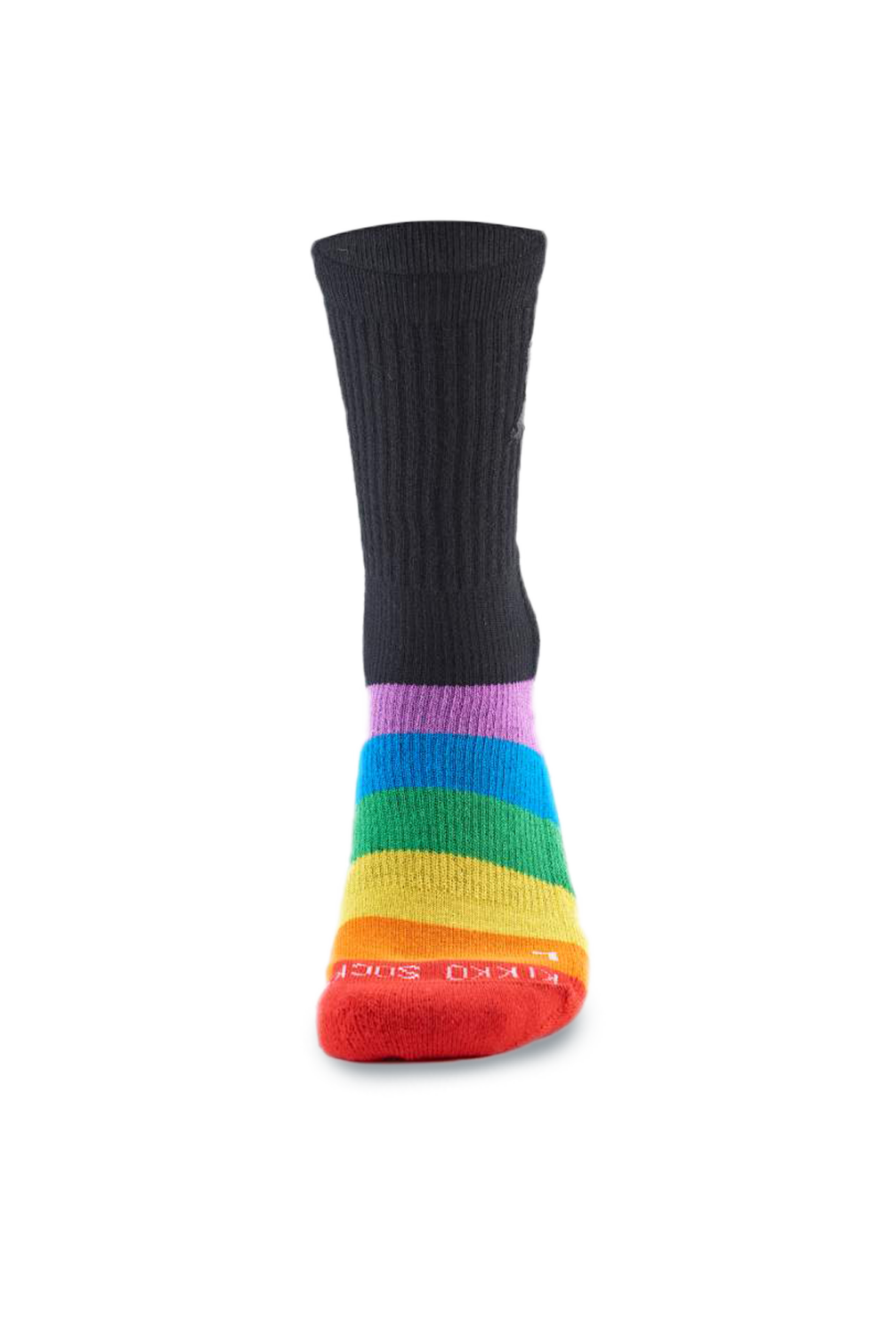 Kikko Socks Athlete Crew II (Rainbow Black)
