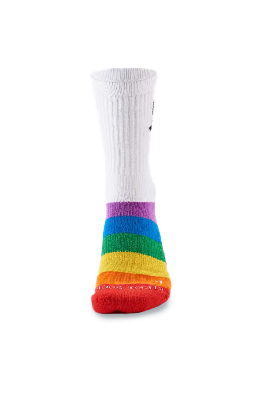 Kikko Socks Athlete Crew II (Rainbow White)