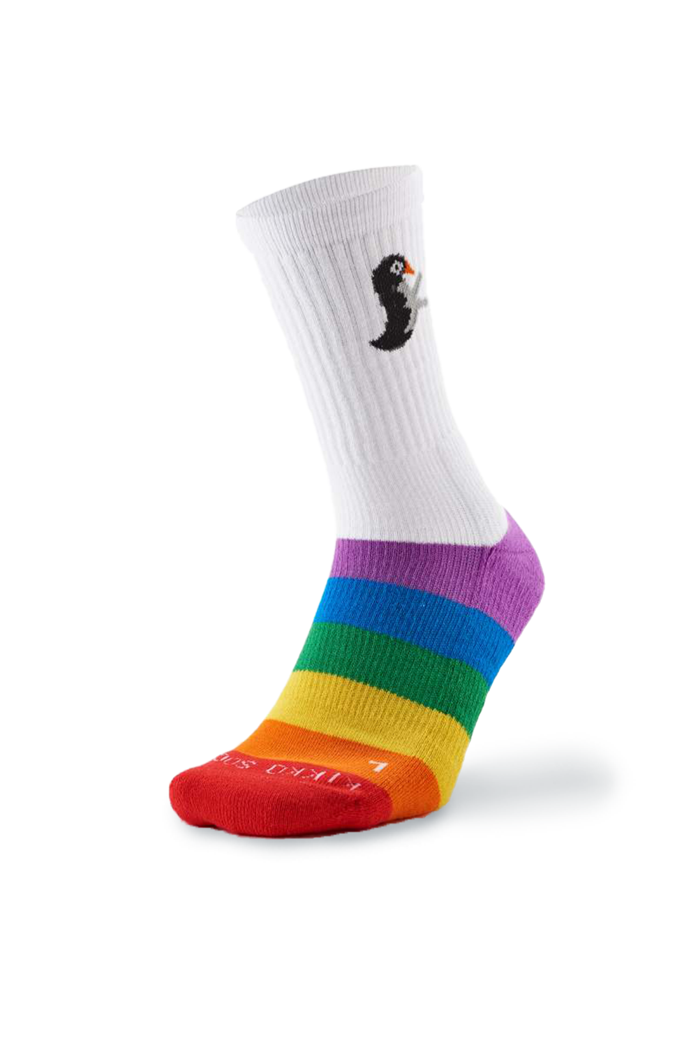 Kikko Socks Athlete Crew II (Rainbow White)